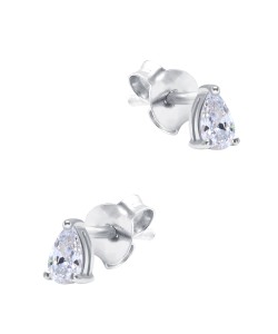 Beautiful CZ Crystal Silver Stud Earring STS-5735